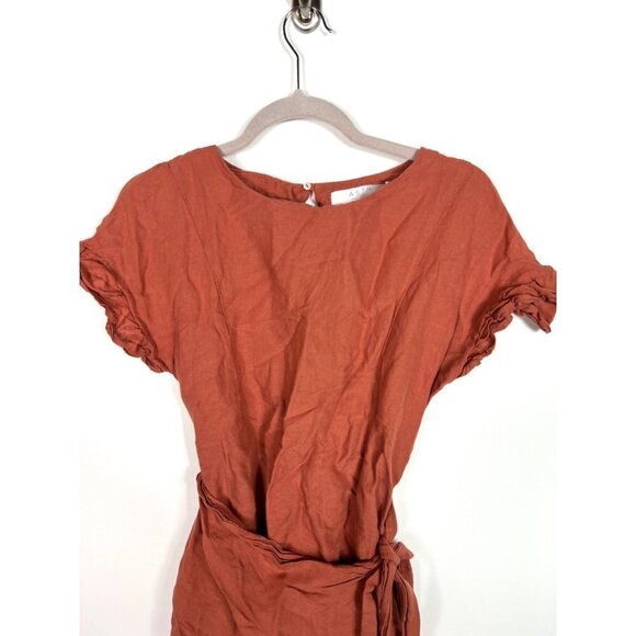 ASTR wrap linen dress‎ - Picture 2 of 8
